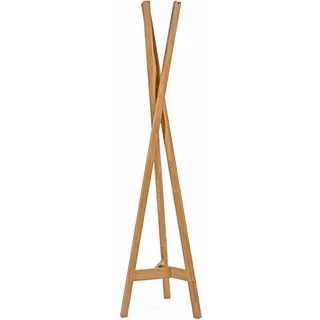 Andas Garderobenständer, im skandinavian Design, aus Eiche massiver Eiche braun