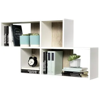 FMD Wandregal 100 x 53 x 19,5 cm Beige