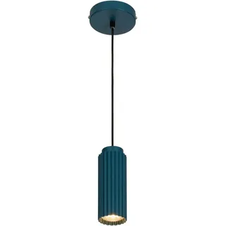 Collet's Monde Hängeleuchte , Blau , Metall , zylindrisch , 120 cm , RoHS, Ce , Lampen & Leuchten, Innenbeleuchtung, Hängeleuchten, Pendelleuchten