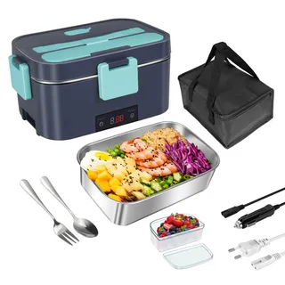 Elektrische Lunchbox, Schnelles Erhitzen, Auslaufsicheres Design, 80W 2L