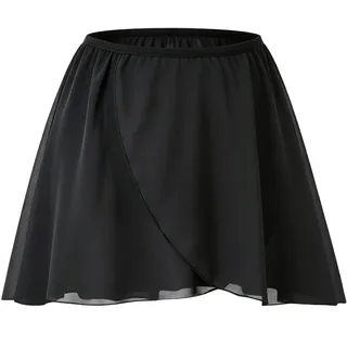 Bezioner Ballettrock Wickelrock Tanz Rock aus Chiffon zum Reinschlüpfen für Mädchen und Damen