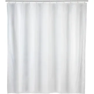 Wenko Duschvorhang Uni 120 x 200 cm weiß
