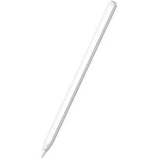 eSTUFF Stylus-Stift für das iPad. Magnetisches und USB-C-Laden. Kapazitiv. Batterieanzeige. Aluminium-Gehäuse. ES68900010-BULK - Weiß