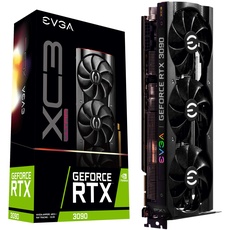 EVGA GeForce RTX 3090 XC3 ULTRA GAMING, 24G-P5-3975-KR, 24GB GDDR6X, iCX3 Cooling, ARGB LED, Metal Backplate