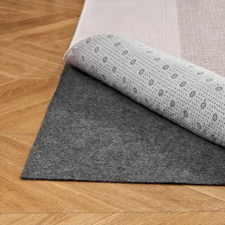 Vevor Teppichunterlage, Antirutschmatte 914,4 x 1524 x 5,6 mm, Zuschneidbarer Teppichstopper aus Polyester & TPR mit Gummipad, Rutschfest & Wasserfest, Universal für Alle Böden, Schublade & Kofferraum