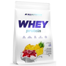 ALLNUTRITION WPC Whey Protein Pulver mit Aminosäuren - Eiweiss Protein Pulver - Fettarmes Proteinpulver Isolate für Muskelaufbau und Erholung nach dem Fitness - 908g - Pineapple Raspberry