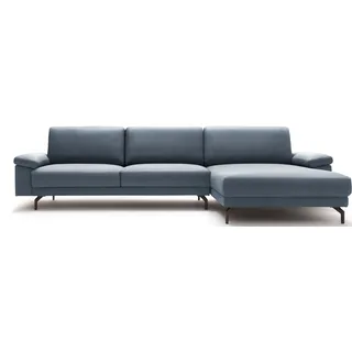 Creation BY ROLF BENZ Ecksofa »CR.450 elegantes Designsofa mit hohem Sitzkomfort«, blau