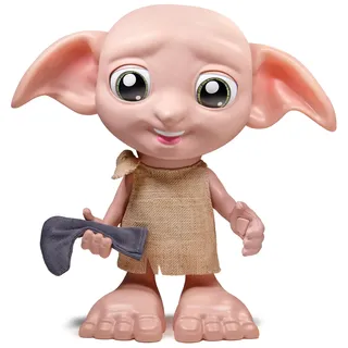 Spin Master Interaktiver Dobby Hauself Puppe 20 cm - pink/mehrfarbig