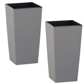 Siena Garden Eco Nizza 30 x 30 x 57 cm Grau