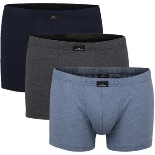 Götzburg Boxershorts 3er Pack Blau / Grau M