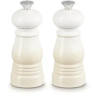Le Creuset Mini Gewürzmühlen-Set 12,5 cm Beige unbefüllt