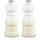 Mini Gewürzmühlen-Set 12,5 cm Beige unbefüllt