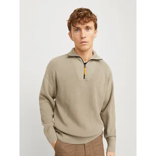 JACK & JONES Troyer »JCOOUTDOOR KNIT HALF ZIP HIGH NECK SN« Jack & Jones Crockery