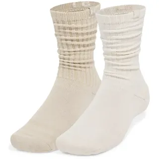 Under Armour Sportstyle Ctn Scrunch Lange Socken - Stone / Khaki Base / Stone - EU 31 1/2-36