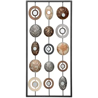Metall Wandbild - 61x31 cm - Deko Wandschmuck Wandobjekt Wandskulptur
