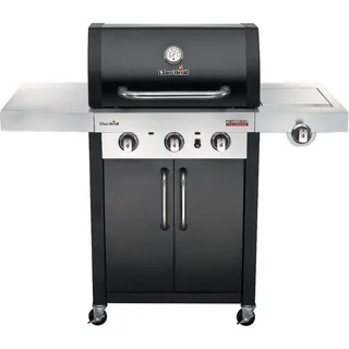 Char-Broil Professional 3400B - 3 Brenner Gasgrill mit Seitenbrenner, Schwarz