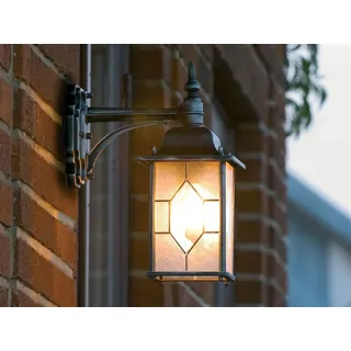 LED Außenwandleuchte, Laterne für draußen wetterfest, Terrassenbeleuchtung