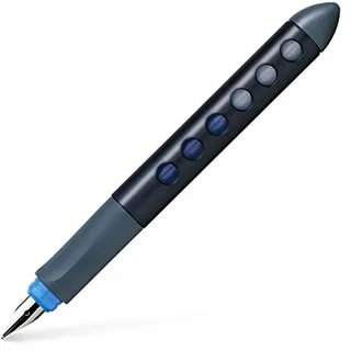 Faber-Castell 149860 - Schulfüllhalter Scribolino, Rechtshänder, Schwarz 1 Stück