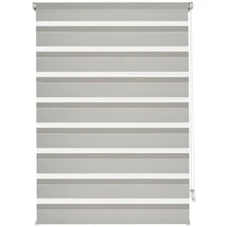GARDINIA »EASYFIX Doppelrollo mit Montageschiene« 120 cm x 150 cm grau