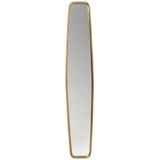 Kare Spiegel Clip Brass 32x177cm