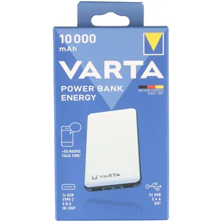 Varta Power Bank Energy 10000 schwarz/weiß (57976-101-111)