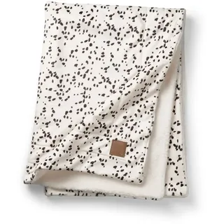 Elodie Details Babydecke Kuscheldecke Kinderwagendecke aus Oeko-Tex Pearl Velvet Extra Weich und Warm 75 x 100 cm - Dalmatian Dots