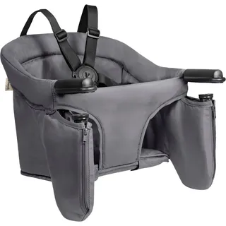 Tischsitz HAUCK "Fix N Sit", Baby, dunkelgrau, Kunststoff, Polyester, Stahl, Tischsitze Tischsitz, für Tischplatten mit einer Stärke von 20-60 mm