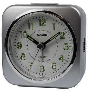 Casio Wecker TQ-143S-8EF, Grau, 8x8cm