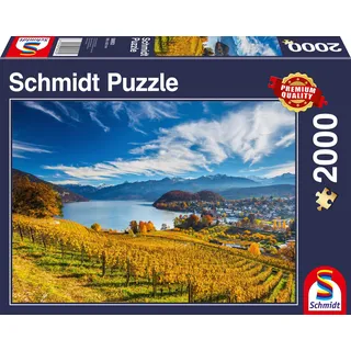 Schmidt Spiele 58953 Weinberge, 2000 Teile Puzzle