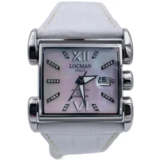 Armbanduhr Locman Latin Lover Automatisch 30 Diamanten 505WD1355 Pizazz Neu