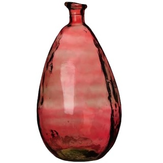 NATURAL LIVING VASE Lou 12L Rubi AUS RECYCELTEM Glas D25CM X H47CM