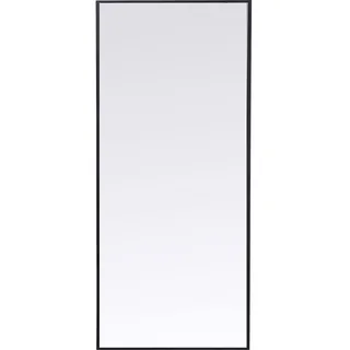 Kare Design Spiegel Bella, schwarz, 180x60x3 cm (H/B/T)