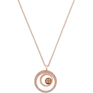 s.Oliver Damen, Halskette 2040615 Edelstahl Crystals roségold IP