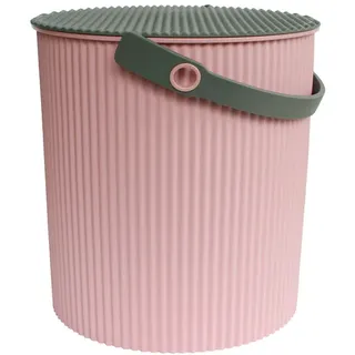 Eimer mit Deckel Omnioutil Hachiman rosa, 33x33.8x31.2 cm