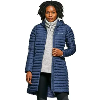 Berghaus Damen Nula Micro Isolierte Jacke, langlebiges Design, wasserabweisende, Blau, 36 EU