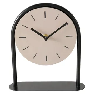 Boltze Home Tischuhr analog schwarz Design 19x6x22cm Uhr - Schwarz