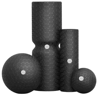 Liebscher & Bracht Original Faszien-Set: Faszienrolle und Faszienball (je 2 Stück) Faszienrollenset, Massageball & Rollen Made in Germany, Übungs-App