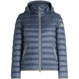 Steppjacke BETTY BARCLAY "Steppjacke mit abnehmbarer Kapuze", Damen, Gr. 38, blau (stonewash), Obermaterial: 100% Polyamid PA., Jacken Steppjacke