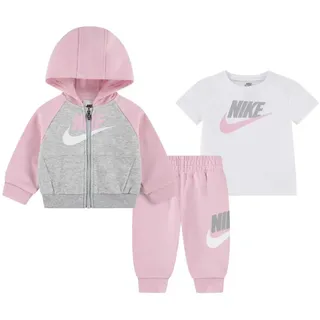 Nike Kids Color Blocked Hbr Jogger Set 3 Einheiten - Medium Soft Pink - 6-7 Jahre