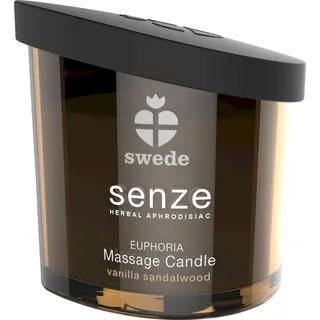 Swede Euphoria-vanille Sandelholz Massagekerze 150 ml White