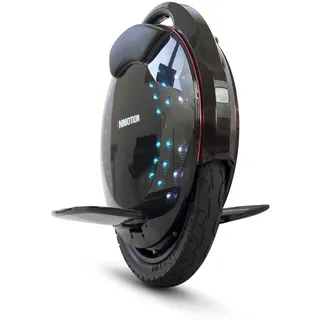 inMotion Einrad Elektrisch V8F, Erwachsene, Schwarz, Motor 1000W, Reichweite bis zu 50km, 25lm/h, Luftreifen 16"