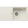 Favum XL 6 S Silgranit softweiß rechts Einbauspüle Handbetätigung 860 x 435 mm