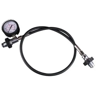 Oms Din 300 Bar/4300 Psi With Metric Gauge Tankausgleicher - Black / Silver - One Size