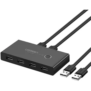 Ugreen 30768B, USB Typ-A, USB Typ-A, 5 Gbit/s, Kunststoff, USB - Schwarz