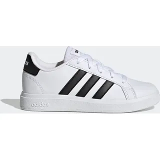 Adidas Grand Court Lifestyle Tennis Lace-Up Kids Cloud White / Core Black / Core Black 28    