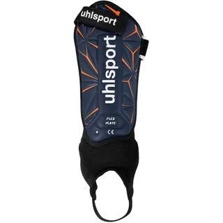Uhlsport Schienbeinschoner Flex Plate 100681401 S - Marine/Fluo Orange/Weiß - S