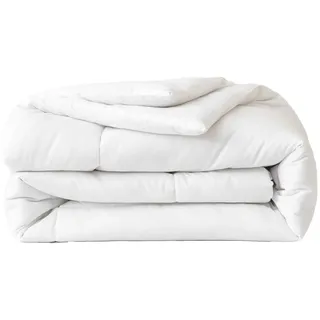 Good Nite Bettdecke für Doppelbett, 10,5 Tog, für Frühling, Sommer, Herbst, Winter, ganzjährig, weich und bequem, Steppdecke mit Eckbändern (Doppelbett 200 x 200 cm)