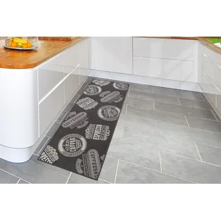 Andiamo Coffeeshop Teppichläufer 67 x 250 cm anthrazit