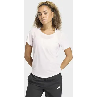 T-Shirt ADIDAS PERFORMANCE "WE MIN SCP TEE", Damen, Gr. L, clear pink, Obermaterial: 70% Polyester, 30% Viskose, Shirts T-Shirt
