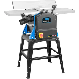 Güde Abricht- & Dickenhobel GADH 254 (1500 W, 8500 min-1 Hobelwellendrehzahl, 2 Messer, 45° max. Anschlagneigung, 6-120 mm Dickenverstellung, Hobelwellenschutz, Sicherheitsschalter, Überlastschalter)